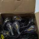 addlon 54FT(48+6) Solar String Lights Outdoor Waterproof with USB Charging & Remote Control - Dimmable Solar Power Patio Lights with LED Bulbs for Porch, Garden, Yard, Market, Bistro - Last for 20+Hrs