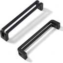 Matte Black zinc Alloy Cabinet pulls,Matte Black 5 Inch 128mm Hole Center Cabinet Handles for Drawer,Cupboard, Wardrobe,Dresser - 6 Pack