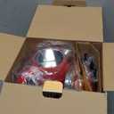 Hazel Quinn Retro Electric Kettle - 1.7 Liters / 57.5 Ounces Tea Kettle with Thermometer, All Stainless Steel, Fast Boiling 1200 W, BPA-free, Cordless, Rotational Base, Automatic Shut Off - Ruby Red