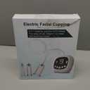 Electric Facial Cupping Therapy Set, 3-in-1 Cupping, Gua Sha & Massage Tool, 3 Cup Sizes for Face, Neck & Eyes, Anti-Wrinkle, Cellulite Reduction with 2 mode 9 Suction Levels 5 frequencies Facial Tool