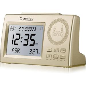 Azan Clock for Prayer with Sound - Athan Clock for Home - Prayer Clock Adhan Clock for USA Muslim for Home