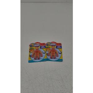 JA-RU Stretchy Monster Action Figures (2 Monsters) - 3.5" Tall Halloween Squish Pull Fidget Toy, Calming Stress Toy for Kids & Boys, Party Favor