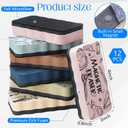 Marspark 12 Pcs Dry Erase Eraser Back to School Magnetic Whiteboard Erasers for Classroom Morandi Color Whiteboard Cleaning Pads Classroom Must Have Teacher Supplies for School Office Home(Pattern)