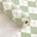 MIAONET Sage Green Shelf Liner for Kitchen Cabinets Non-Adhesive Non-Slip Drawer Liners for Dresser, 12" x 120" Waterproof Washable Paper, Durable Protector Mat for Pantry Shelves Cupboards