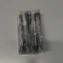 5 x 3 Inch Heavy Duty Door Locks Hasp Latch, Stainless Steel Security Packlock Clasp Hasp Lock Latch for Fence Gate, Gate, Shed Closet Cabinet, Black, 1 Pack