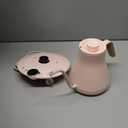 Gooseneck Electric Kettle with 1 Temperature Control for Pour Over Coffee & Tea, Quick Heating, BPA-Free Stainless Steel, Built-in Brew Timer, 1500W/0.9L (Petal Pink)