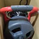 Drain Cleaner Machine 50Ft x 5/16 Inch, Electric Drain Auger Professional, Foot Switch with 6 Cutters, Glove, Drain Auger Cleaner Sewer Snake for 3/4 to 3 Inch Pipes