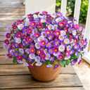 Realistic Artificial Flowers for Outdoors, 12 Bundles Full Daisy UV Resistant Artificial Outdoor Flowers, Faux Flowers for Outdoor Planters, Outdoor Fake Plants for Summer Front Door Yard Garden Home
