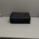 sancua Black Tablecloths for 6 Foot Rectangle Tables, 8 Pack - Washable Polyester Fabric Table Cloth, Reusable Table Covers for Wedding Party, Birthday, Banquet Reception, 54x108 Inch