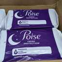 Poise Overnight Incontinence & Postpartum Pads for Bladder Leaks, 8 Drop Extra Coverage, 96 Count