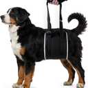 Dog Lift Harness, Adjustable Comfortable Dog Sling with Handle for Hind Leg Support Soft Lift Support and Rehab Harness for Weak Rear Legs, Helps Senior, Injured, Disabled and After ACL Surgery Dogs L