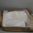 Zubebe 16 Pcs Resin Wall Hanging Planters White Hanging Flower Pots with Drainage Hole Fence Planters for Indoor Outdoor Plant Balcony Railing Decor, (8.07 x 6.69 x 4.92'', 9.65 x 8.27 x 5.91'')