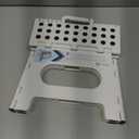 Handy Laundry Folding Lightweight Step Stool - Sturdy Enough to Support Adults and Safe Enough for Kids - Opens Easy with One Flip - Great for Kitchen, Bathroom or Bedroom (White - 9 Inch)