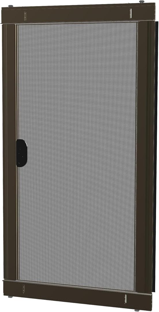 Petscreen Dog & Cat Resistant Assembled Sliding Patio Door Screen - The Perfect Patio Screen Door for Families and Households with Pets! (Bronze, 30")