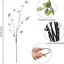 Sggvecsy 47.2 4Pcs Artificial Ficus Branches Artificial Greenery Stems Faux Ficus Twig Plants Fake Leaf Spray Green Eucalyptus Branches for Vase Filler Office Home Wedding Decoration