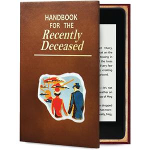 KleverCase Universal Book Cover for eReader Devices with 6 to 7 Inch Screen. Works with Kobo, Nook, Kindle, Kindle Paperwhite, Colorsoft, Signature and More (Recently Deceased Handbook)