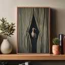 Framed Vintage Eclectic Bird Wall Art Whimsical Elegant Animal Poster Prints Humorou Grey Heron Picture Funny Quirky Artwork Painting Wall Decor for Bathroom Bedroom Kitchen Dorm 12x16in