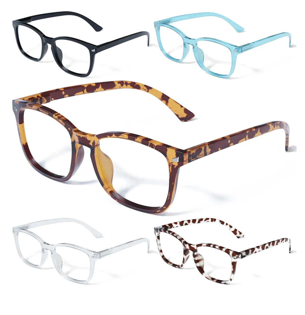CCVOO Reading Glasses for Women/Men, Eyeglasses, Blue Light Readers for Women/Men, Computer Eye Glasses, Cheaters