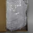 MERRYHAPY 2pairs Paraffin Wax Gloves Hand Heat Therapy Mitts for Men Women White Eczema Gloves Cloth and Polyester Liner