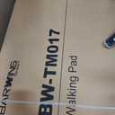 BARWING Incline Walking Treadmill with Foldable Rail for Home