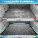 Mixsuper Custom Fit for Cargo Liner 2003-2017 Ford Expedition/Lincoln Navigator (No EL or L Models) Behind The 2nd Row Seats All Weather Rear Cargo Trunk Floor Mat