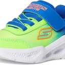 Skechers Boys Skechers Meteor-Lights-krendo (10 Toddler, Blue/Lime)