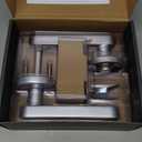 IRONZON Fingerprint Door Lock with Handle Smart Door Lock with Keypad for Home Hotel Office Apartment Bedroom (SilverAPP)