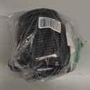 Basics Oscillating Ceramic Space Heater, Portable Fast Heating Indoor Solution, With Overheat and TipOver Protection, Thermostat, 1500W, 7.52"D x 6.34"W x 9.45"H, Black