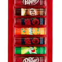 Dr. Pepper Lip Balm Set, 8 Pack, Multiple Flavors, 27.2g