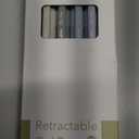 Mr. Pen- Retractable Gel Pens for Journaling, 6 Pack, 0.5 mm Black Ink, Morandi Barrels, Smooth Writing Aesthetic Pens for Women