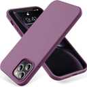 OTOFLY Compatible with iPhone 12 Pro Max Case 6.7 inch(2020),[Silky and Soft Touch Series] Premium Soft Liquid Silicone Rubber Full-Body Protective Bumper Case for iPhone 12 Pro Max (Lilac Purple)