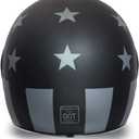 DOT Daytona Retro Full Face Motorcycle Helmet: Vintage Style for Men, Women, & Youth L