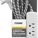 POWER STRIP USB GY/WH 6'
