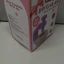 windpaint Toys for Girls 3 4 5 6 7 8 9 10 Years Old, DIY Craft Kits for Kids, Fabric Flower Bouquets for Girls Gifts, Educational Learning Detective Toys for Toddler Kids,Birthdays Gifts (Purple) (Pink)