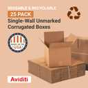 BOX USA Shipping Boxes Medium 16"L x 12"W x 10"H 25-Pack - Corrugated Cardboard Box for Moving, Mailing, Packing, Packaging and Storage