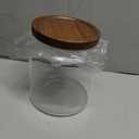 Sweejar Glass Jars for Laundry Room Organization, Half-Gallon Laundry Pods Container, Glass Food Storage Jars with Airtight Lid, 1 Pack, Press Lid