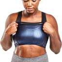 Sweat Shaper Racer Tank: Compression Racerback Top for Women, Slimming Tank Top, Premium Body Shaper Sauna Racerback Tank (Small, Black)