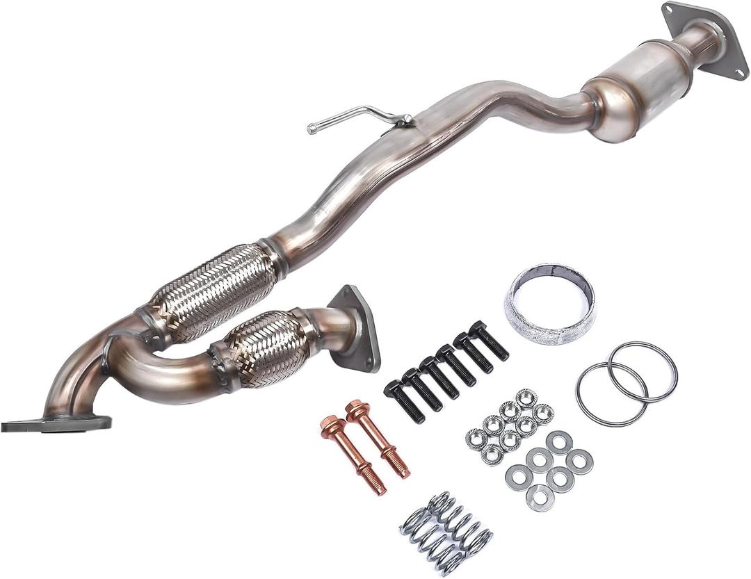 Rear Catalytic Converter with Flex Pipe Compatible with Nissan Altima 2007-2018 Murano Quest 2014 Pathfinder 2015 Infiniti JX35 2013 QX60 3.5L