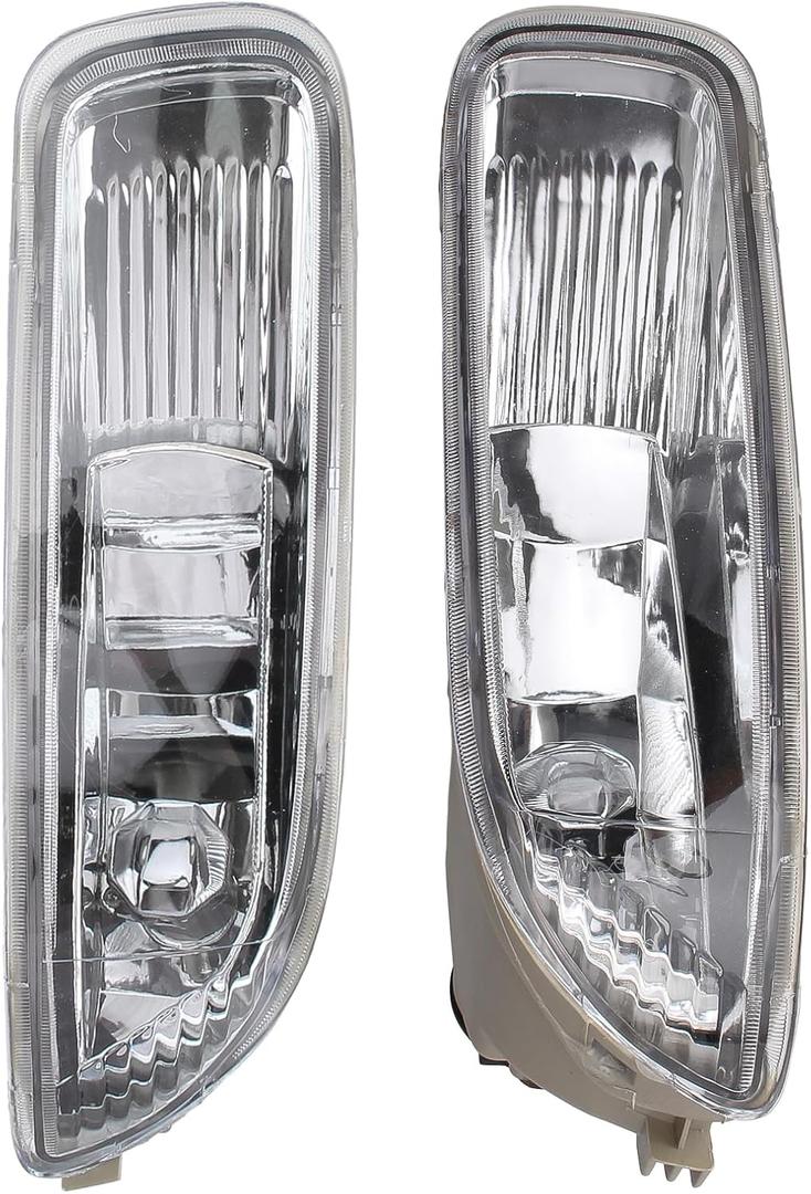 AUTOKAY Front Bumper Lamps Fog Lights Pair Right Left for Toyota Corolla 2003-2004 1.8L Replace 8121002060 8122002060