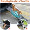 63" Long Dog Ramp for Car, Foldable Dog Ramps for Large Pet, Portable Dogs Ramp for Truck, 17" Wide Pet Car with Non-Slip Rug Surface, Pet Ramp for Large Dogs Up to 200LBS for Car, SUV & Truck-L
