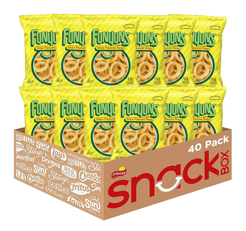 Funyuns Onion Flavored Rings, Original, 0.75 Ounce (Pack of 40)  Used by: 05/20/25