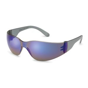 Gateway Safety 469M UL-Certified StarLite Safety Glasses, Blue Mirror Lens, Gray Temple, 1-Pack