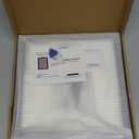 Yaetm 12x12 Square Picture Frame Matted to 5x7, Double Floating Ivory Mat, Brown Wood Grain Photo Frame with Polished Tempered Glass for Wall Gallery, Home and Office, Wall Mounting, Single