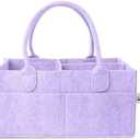 Mr. Pen- Baby Diaper Caddy Organizer, lavender dream, Baby Caddy Organizer with Handle, Compact Size, Collapsible & Portable