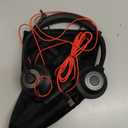 JIAMQISHI USB Headset with Microphone for PC, OnEar Computer Laptop Headphones with Noise Cancelling Microphone inline Control for Home Office Online Class Skype Zoom (USB+3.5mm, Black)