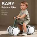 SEREED Baby Balance Bike for 1 Year Old Boys Girls 12-24 Month Toddler Balance Bike, 4 Wheels Toddler First Bike, First Birthday Gifts