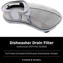 Dishwasher Drain Filter for Fisher & Paykel DishDrawer Dishwashers - 524828 Dishwasher Filter for Models DD24xx7, DD24xx9, DD36xx2, DD60xx7, DD60xx7E, DD90XX2 to Replace Parts 527739 and 523311