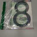 7 Inch Black House Numbers, Floating Flush Mount Aluminum Address Numbers, Modern Metal Numbers for Houses  Large, Weatherproof, Easy to Install Number 8