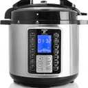 Moss & Stone Electric Pressure Cooker with Large LCD Display, Multi-Use 6 Quart Pot, 14-in-1 Cooker & Maker: Slow, Rice, Steam, Saute, Yogurt, Egg, Warmer