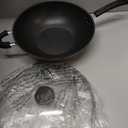 T-fal Ultimate Hard Anodized Nonstick Wok 14 Inch, Oven Broiler Safe 350F, Non Stick Stir-Fry Pan, Cookware, Pots and Pans, Kitchen, Versatile Deep Frying, Saut, Braise, Stew, Dishwasher Safe, Black